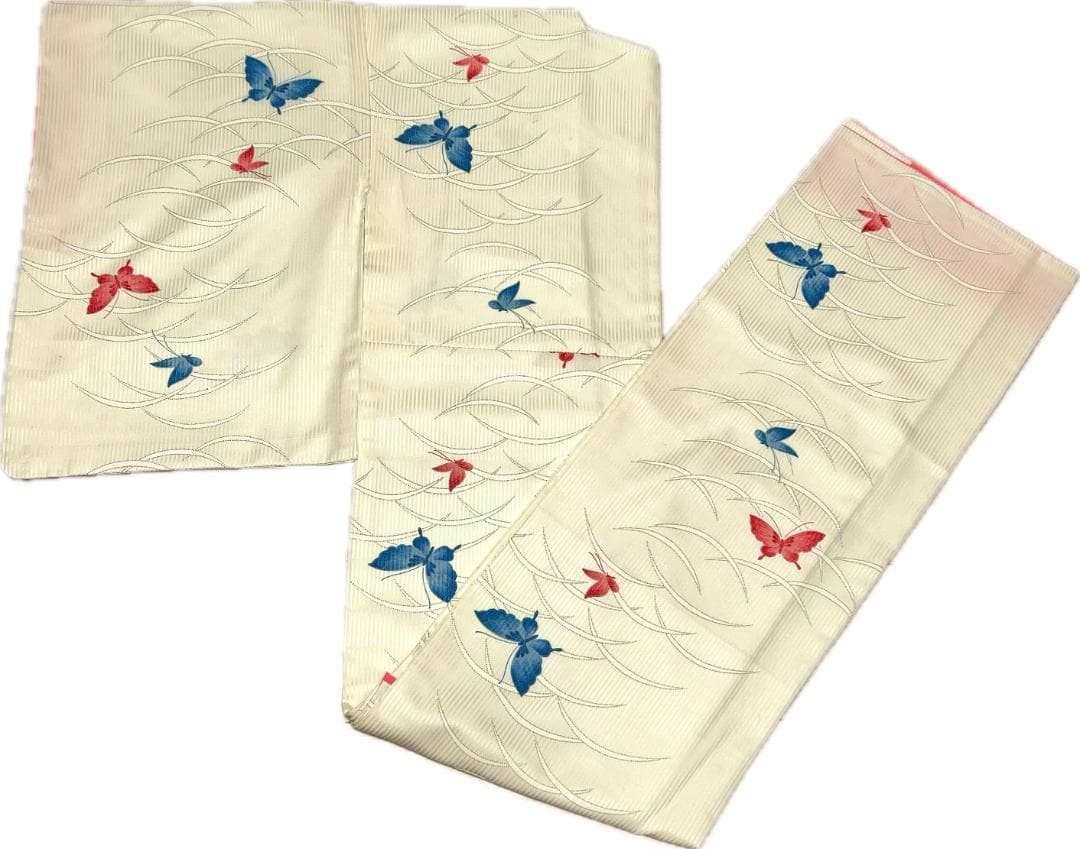 Washable Kimono J1104 Small Poly Fabric Blue Pink Yellow Ready to Use