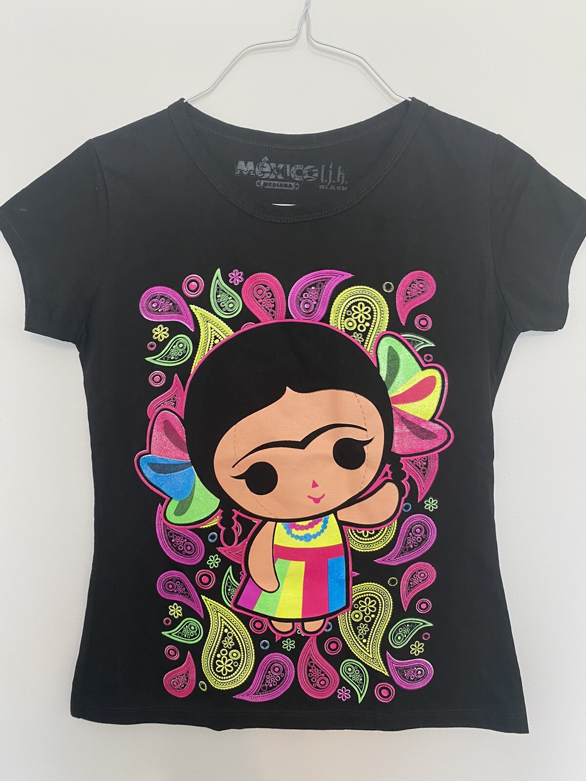 Mexico Frida Kahlo Mexican Doll Youth Medium T-Shirt