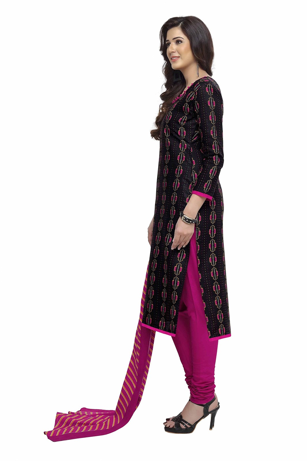 Miraan Printed Unstitched Cotton Dress Material | BAND1607