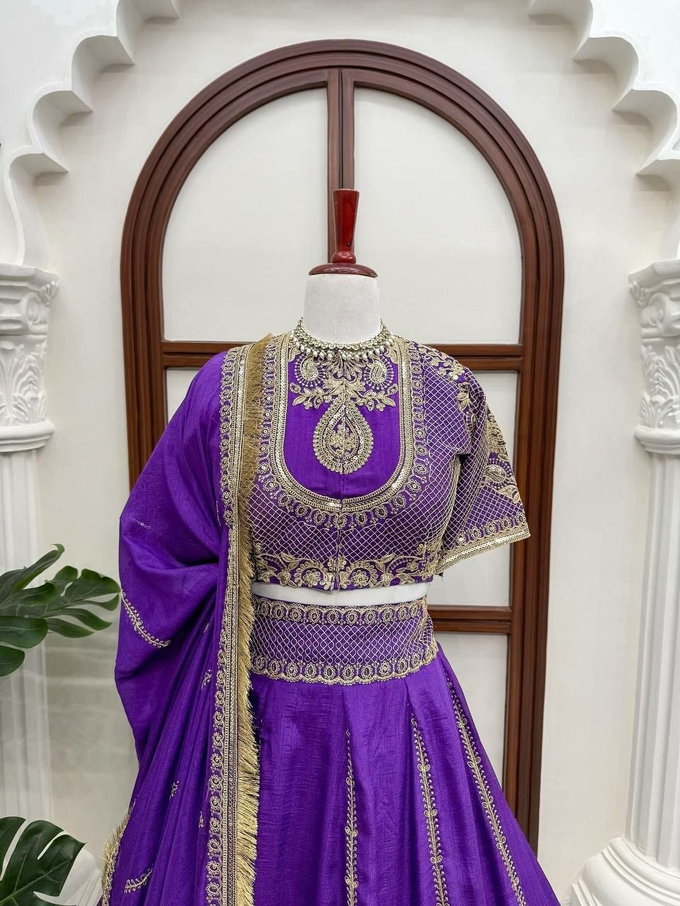 Indian Bollywood Style Lehenga Choli Heavy Embroidery Wedding Outfit