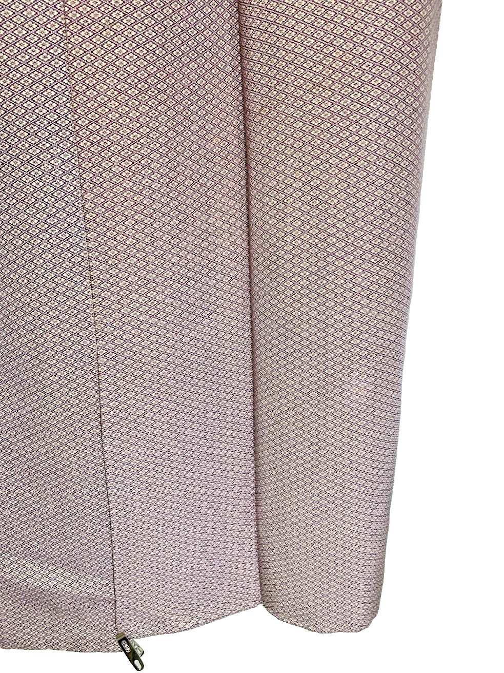 Vintage Komon Kimono Japan Silk Chirimen Edo Komon Katazome Royal Purple Yuki64
