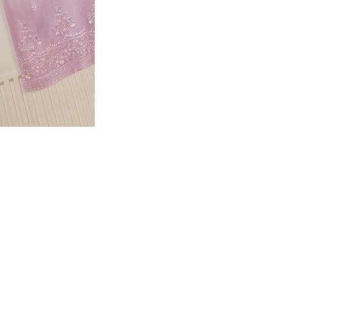 TWO PIECE PURE COTTON NET SHIRT WITH ORGANZA DUPATTA S107713