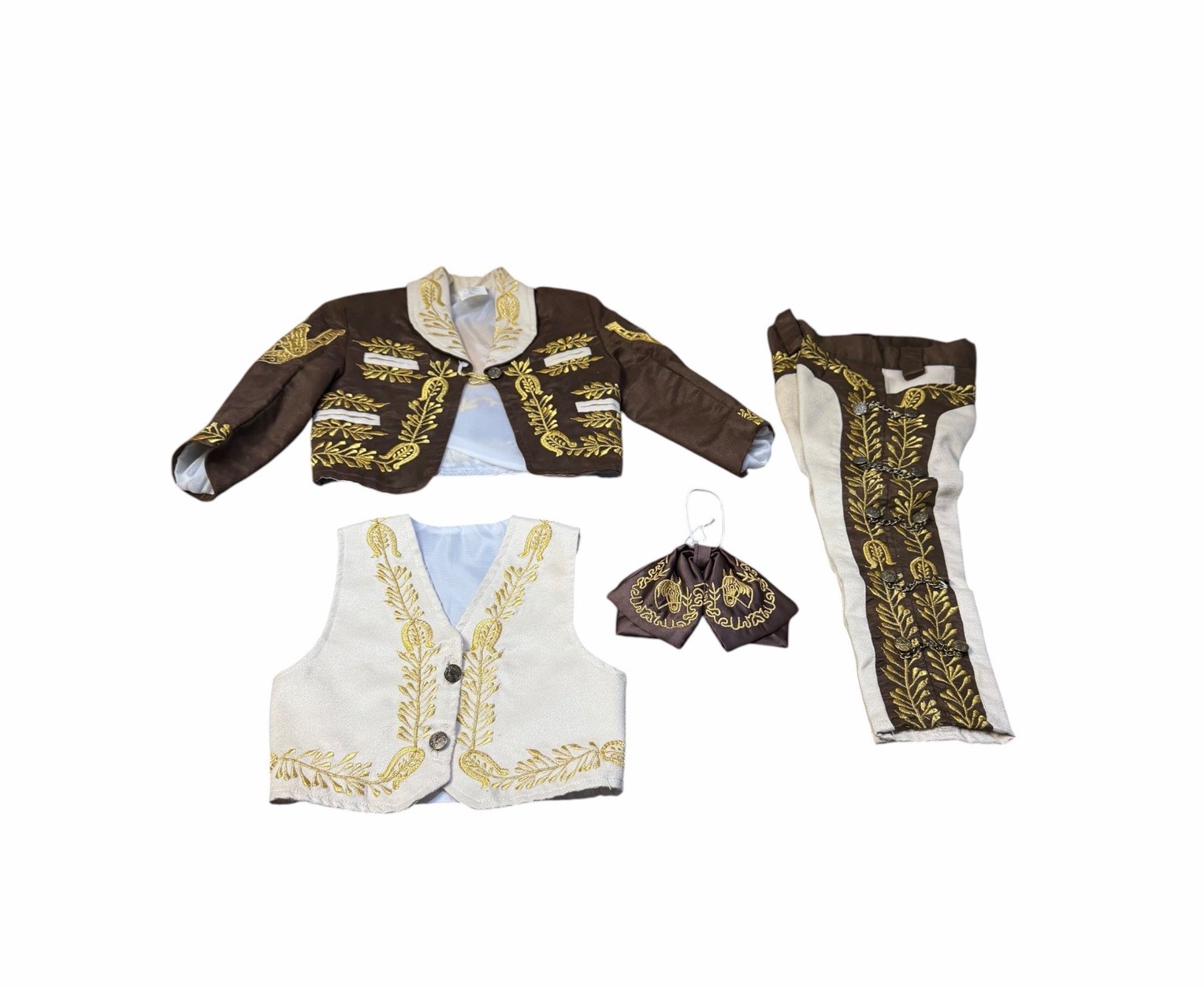 Mexican Traditional 4 Piece Horse Charro Suit Outfit Toddler SEE MEASUREMENTS