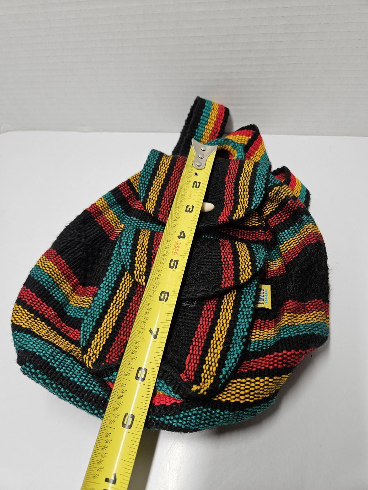 Mini Hand Made Rasta Mexican Baja Backpack