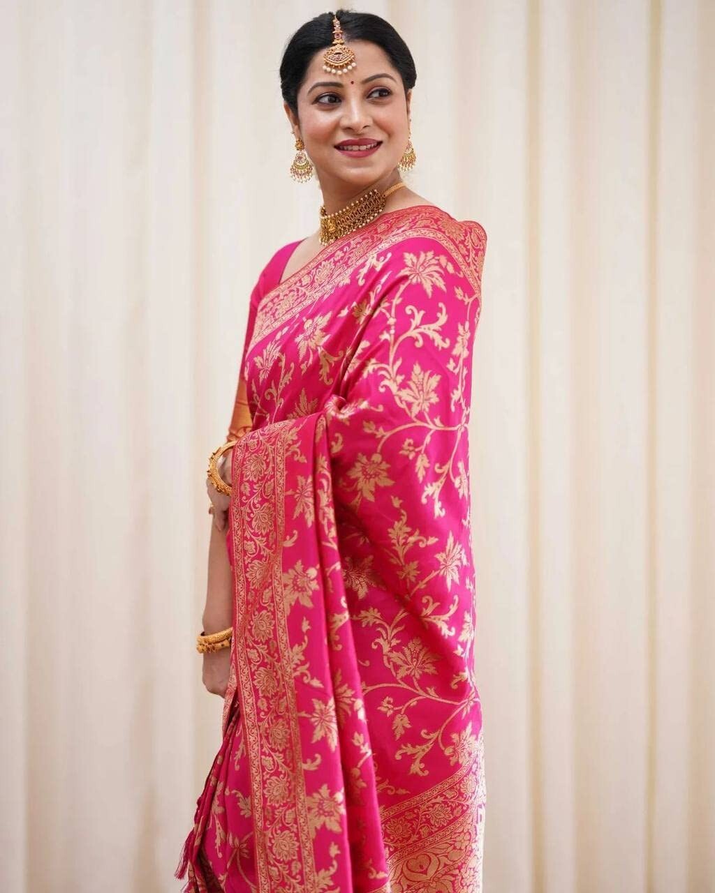 TRADITIONAL PARTY WEAR SOFT SILK INDIAN WEDDING WEAR KANJEEVARAM SAREE SARI