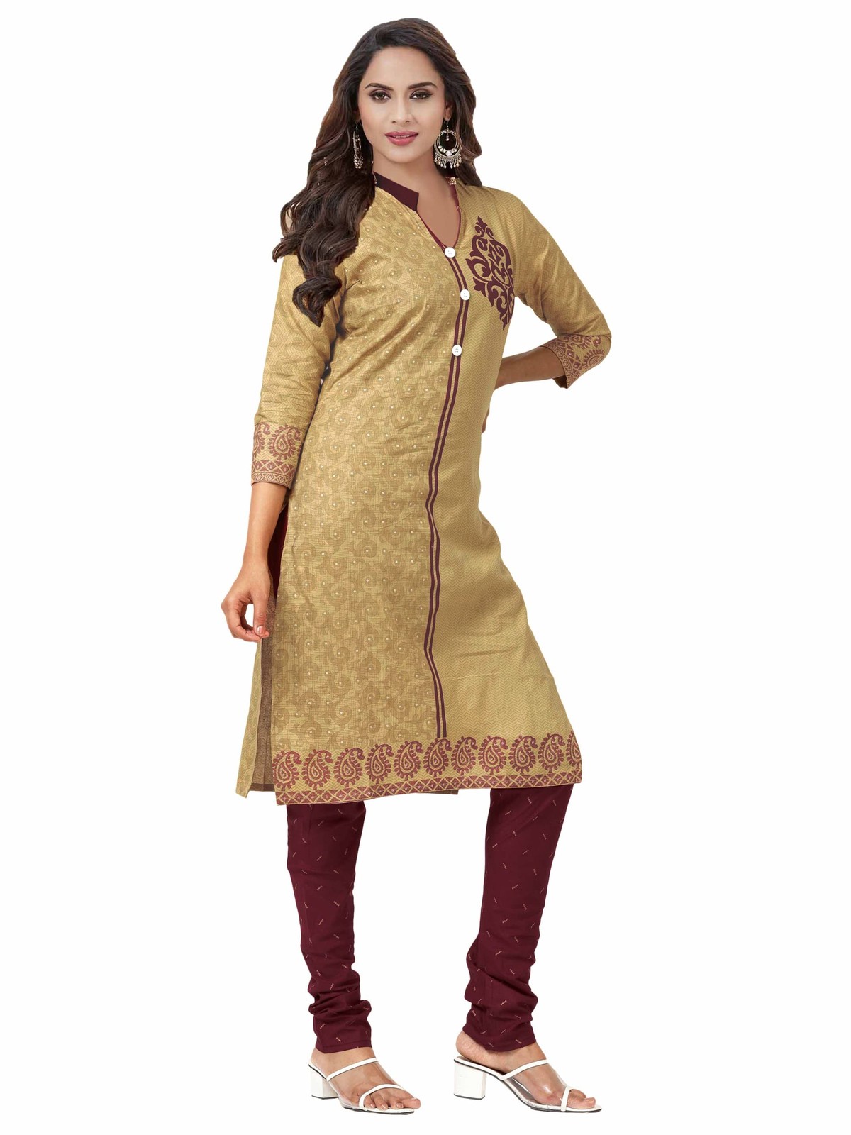 Miraan Women Cotton Un-Stitched Dress Material