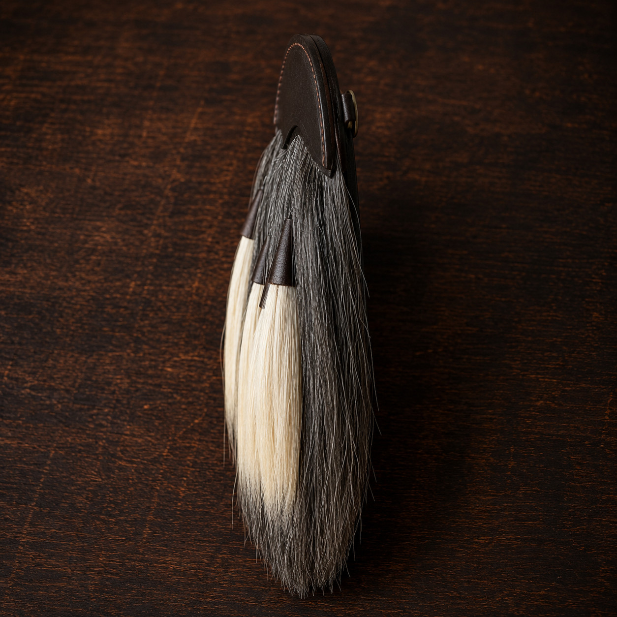 Scottish Full Dress Horsehair Sporran Leather Kilt Pouch Tassels
