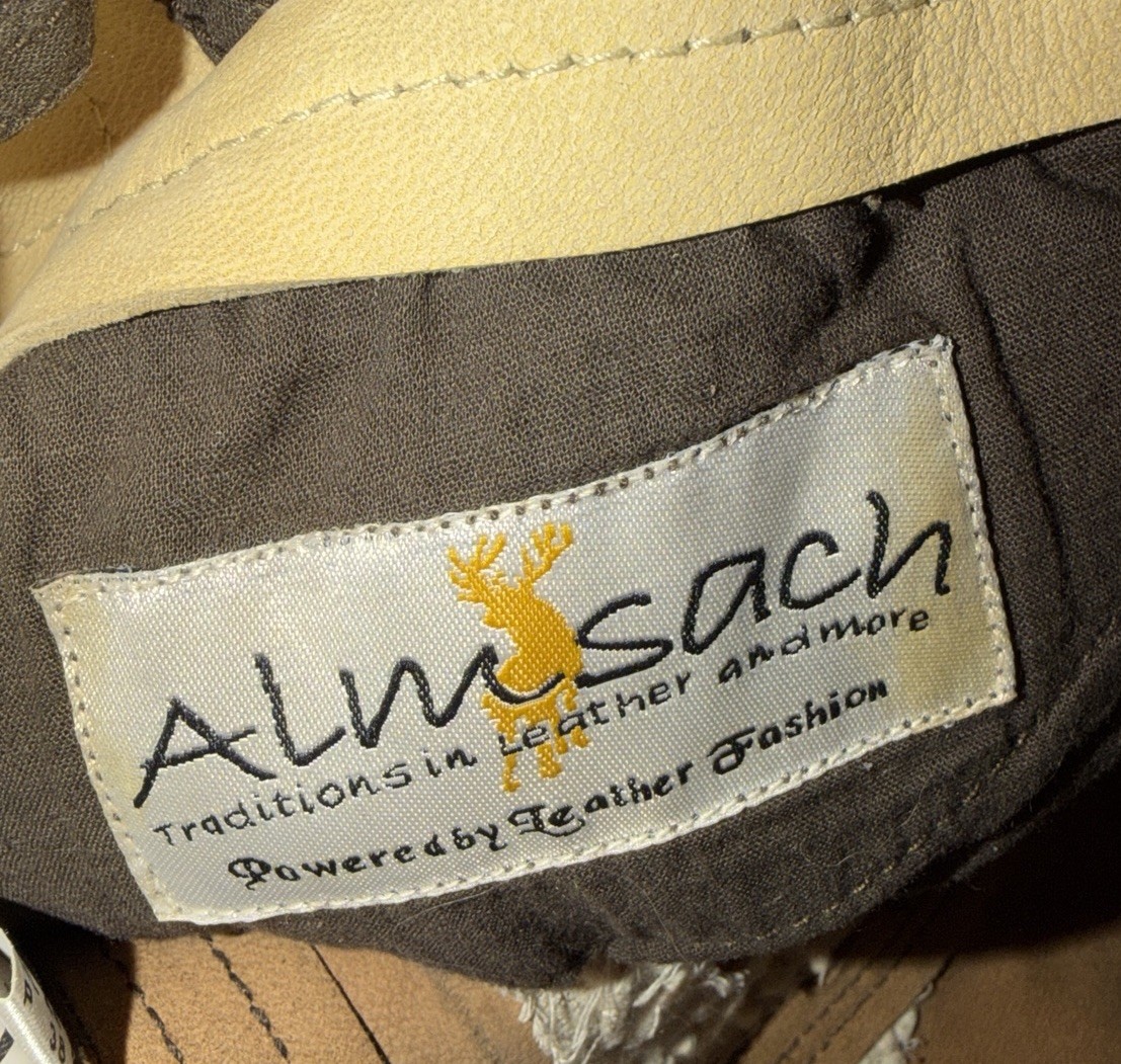 Alm Sach Leather Traditional German Trachten Lederhosen | 30