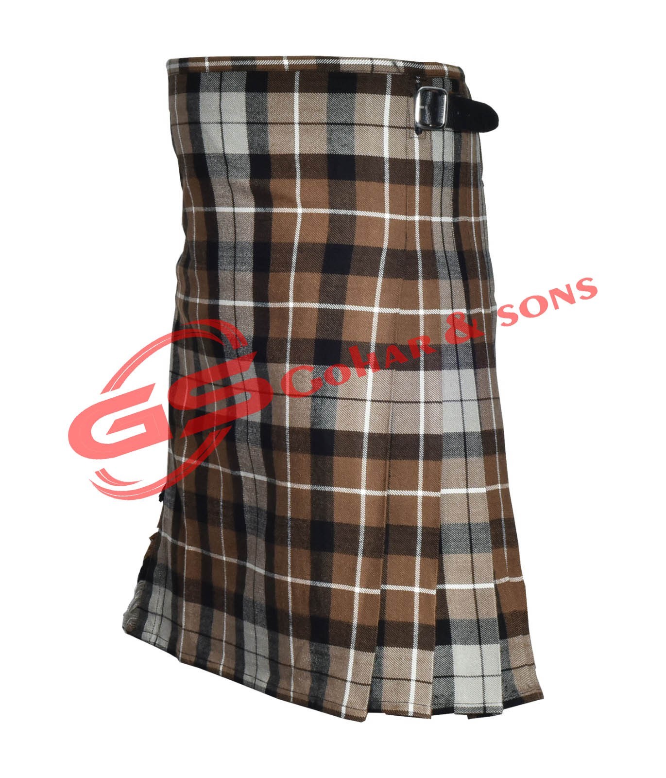 Graham Montrose Weathered Tartan 8 Yard Kilt Men’s Traditional kilt Custom Size