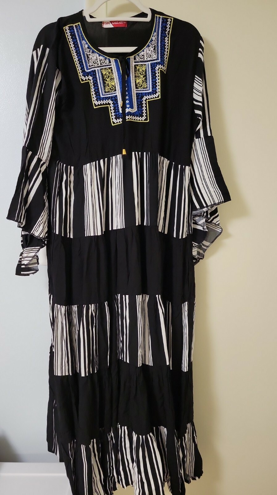 COTTON BLEND WOMEN’S INDIAN MAXI DRESS SLEEP WEAR L 42″