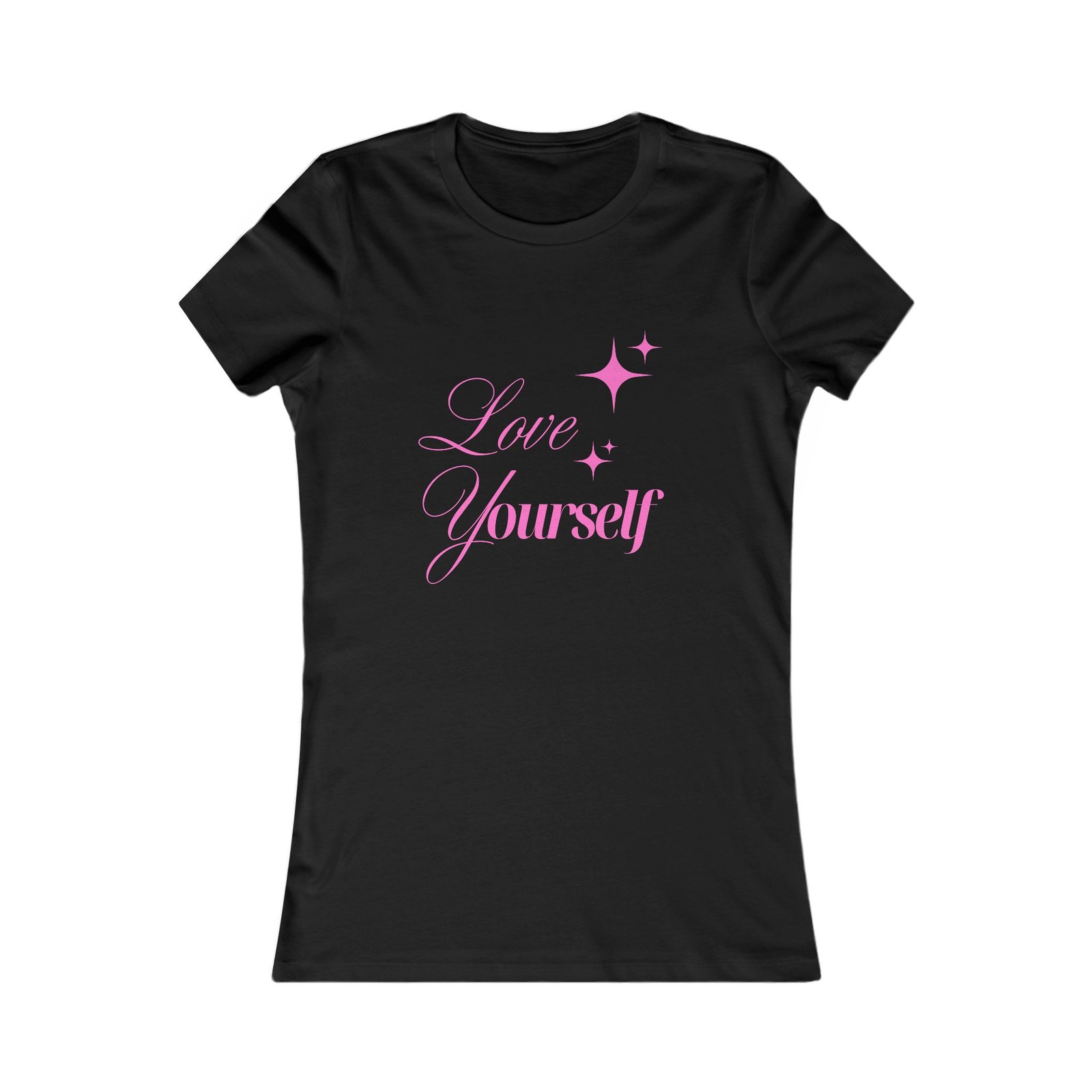Pink Love Yourself -Women’s Inspirational Tee by Style With Confidence