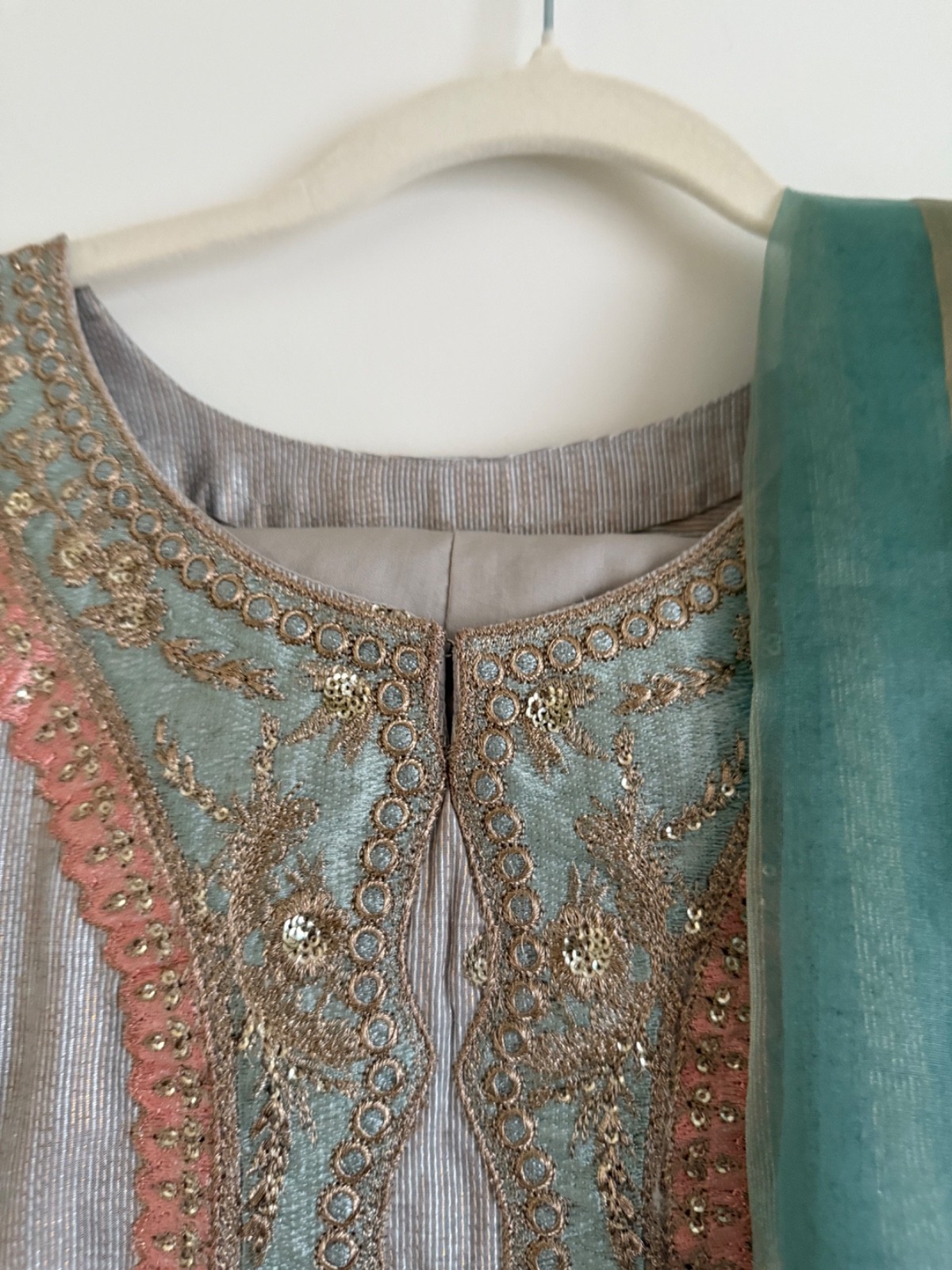 Women New Kameez Trouser with Duppatta Pakistani/Indian XL