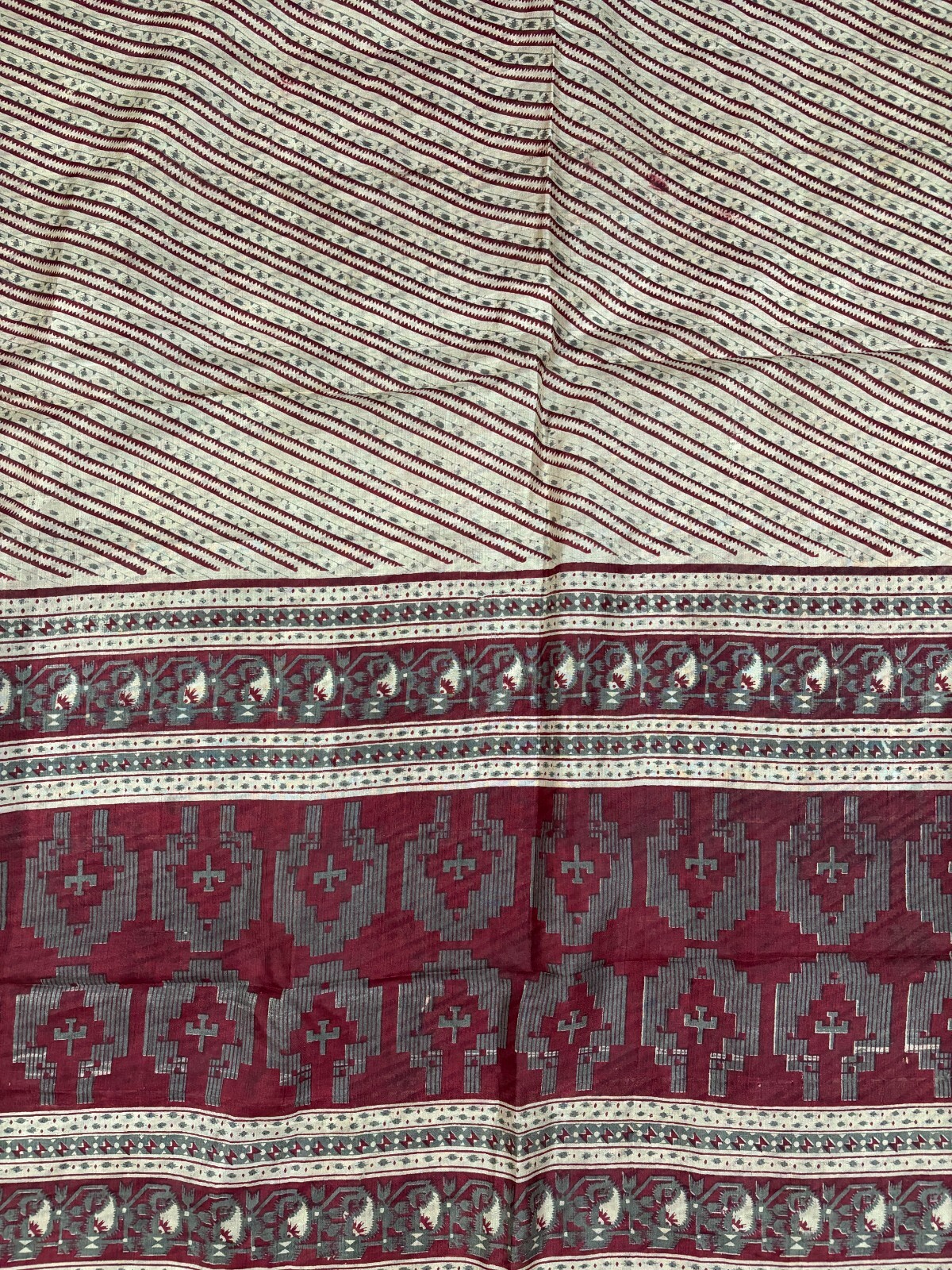 100% Pure Silk Saree | Recycled Indian Sari Fabric | Craft Dress Material SS1752