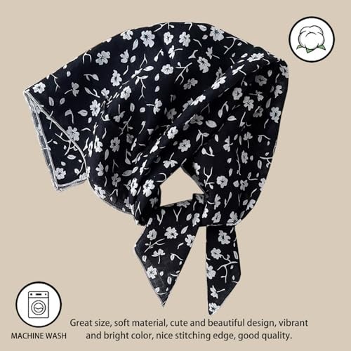Cotton-Blend Bandana, Head Scarf, Headband, Head wrap, Hair Neck Scarf Fcs037