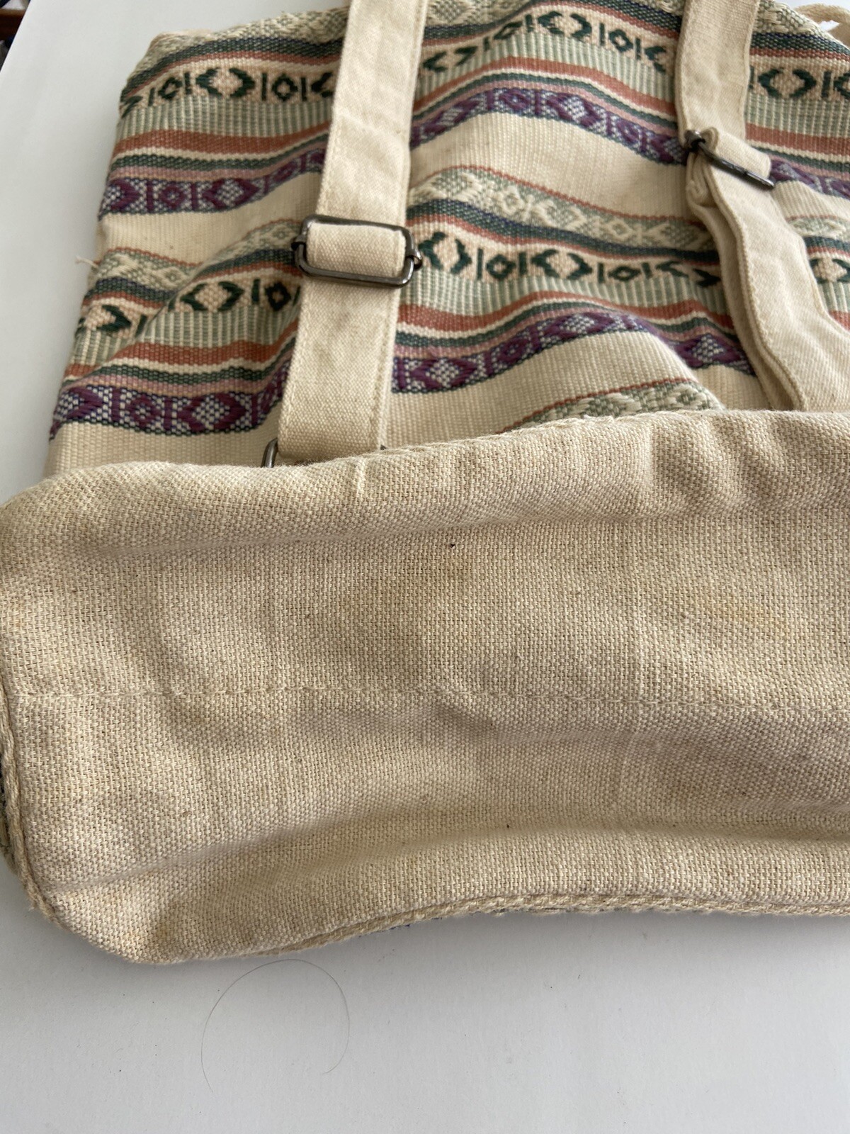 Caribana U.S. Virgin Islands 100% Cotton w Canvas Backpack Travel Indie Casual