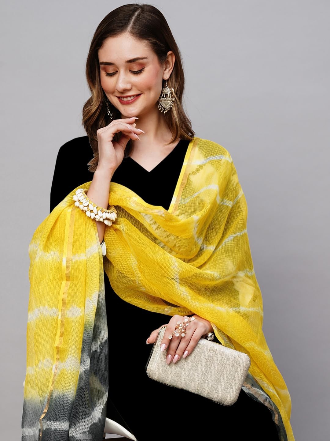 Women’s Rayon Viscose Straight Solid Kurta with Pant & Dupatta