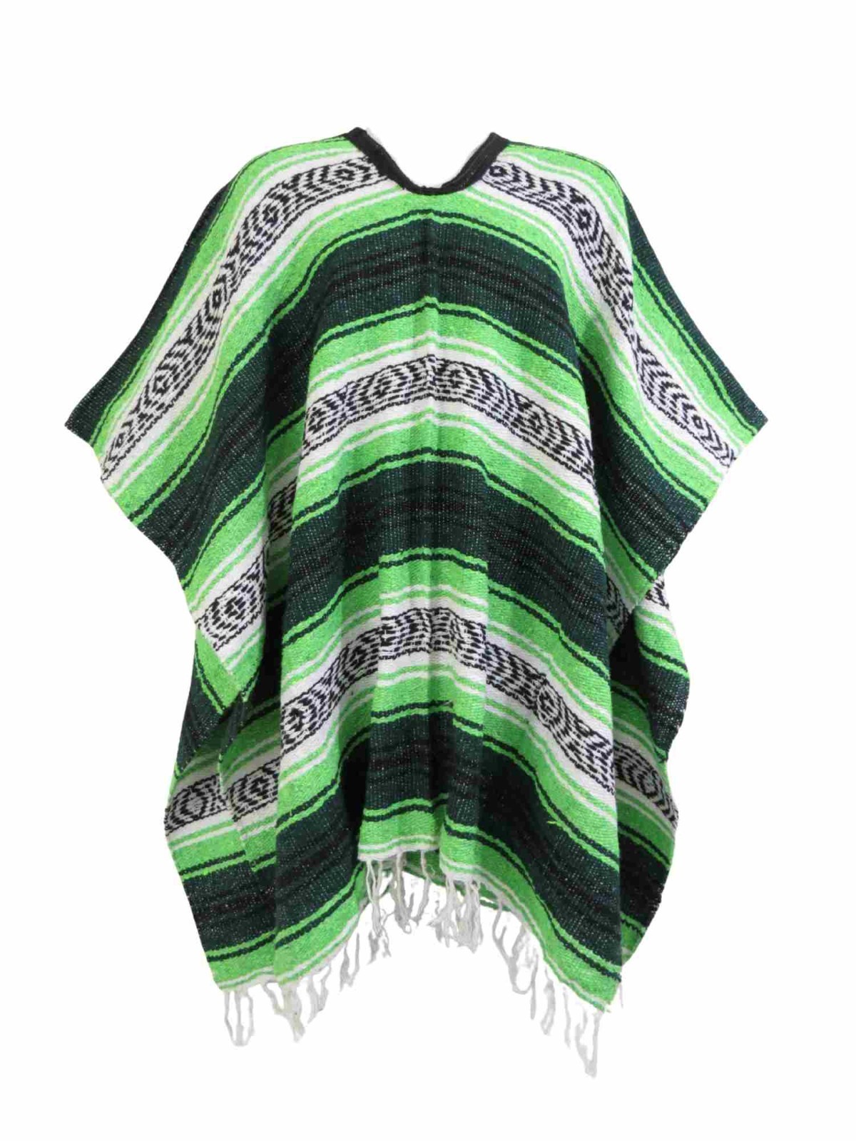 Mexican Falsa Poncho Pancho One Size, Available In Many Colors