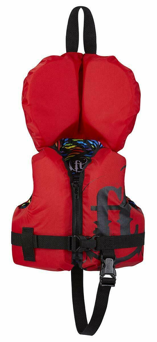 Infant / Baby Life Jacket, USCG Approved. Full Throttle Nylon, Red Brand New