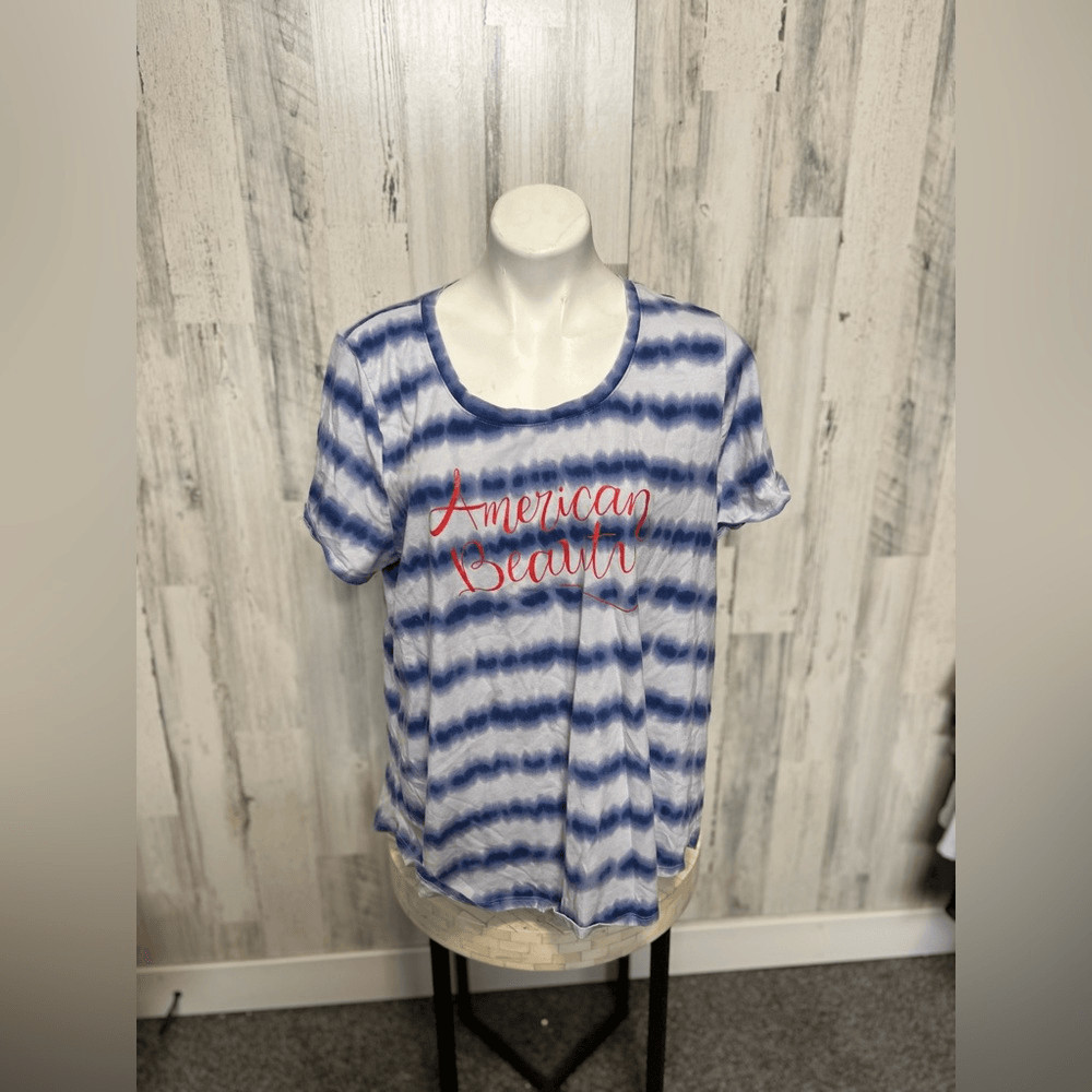 Lane Bryant stripped blouse