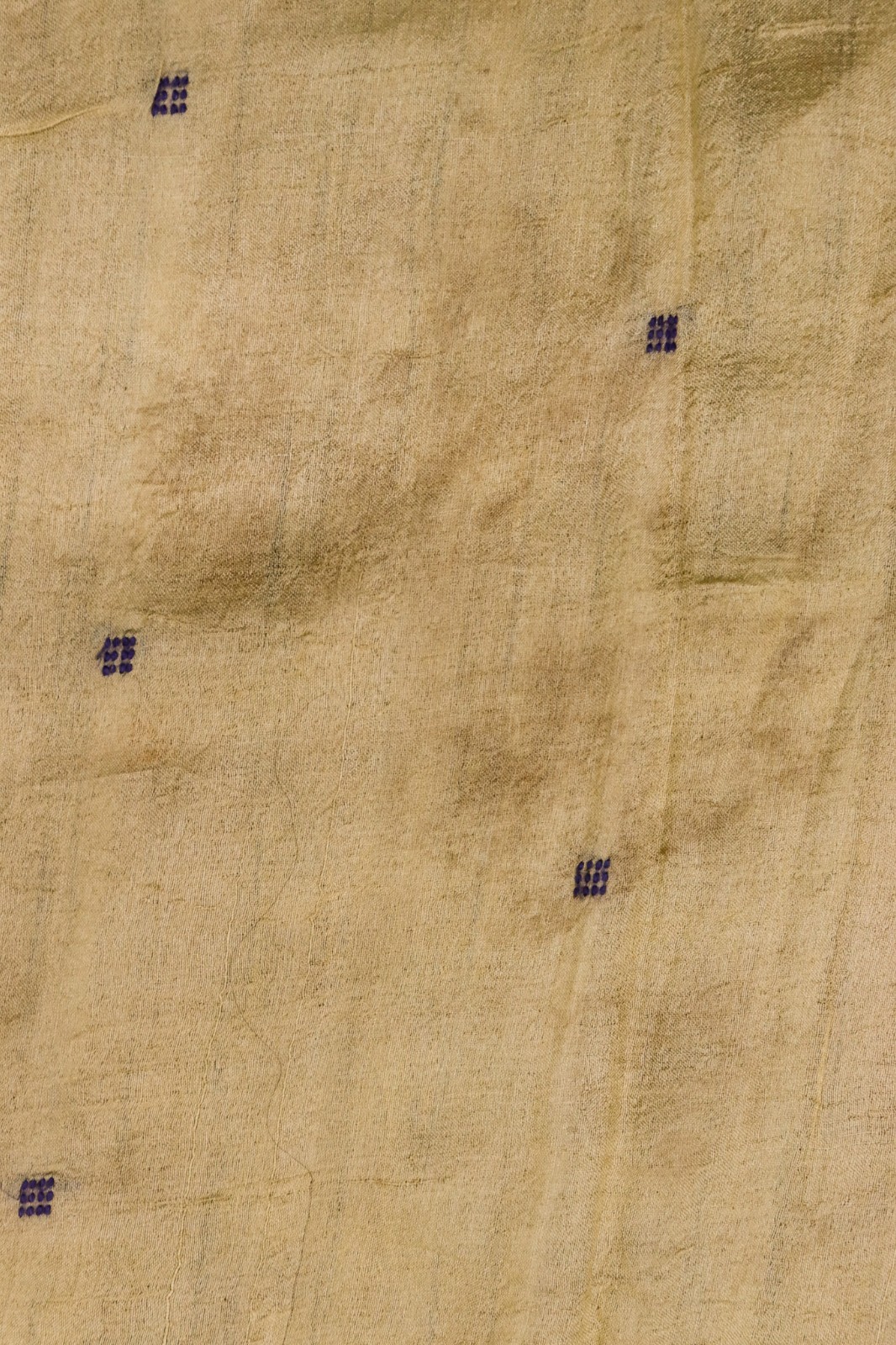 Vintage Tussar Silk Saree, Upcycled Printed Tussah Silk DIY Fabric TS1142