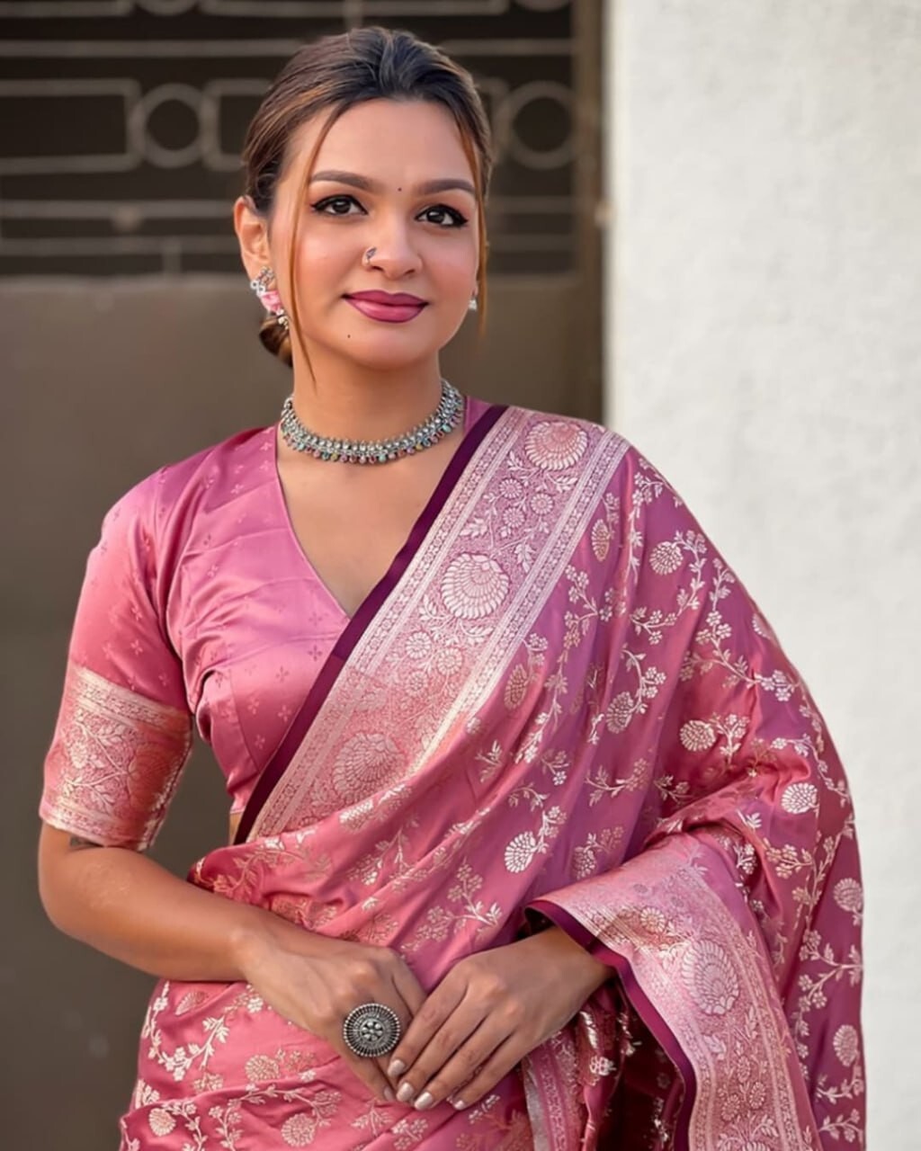 Designer Sari Bollywood Bridal Silk Saree Blouse South Indian Party Wear Saree
