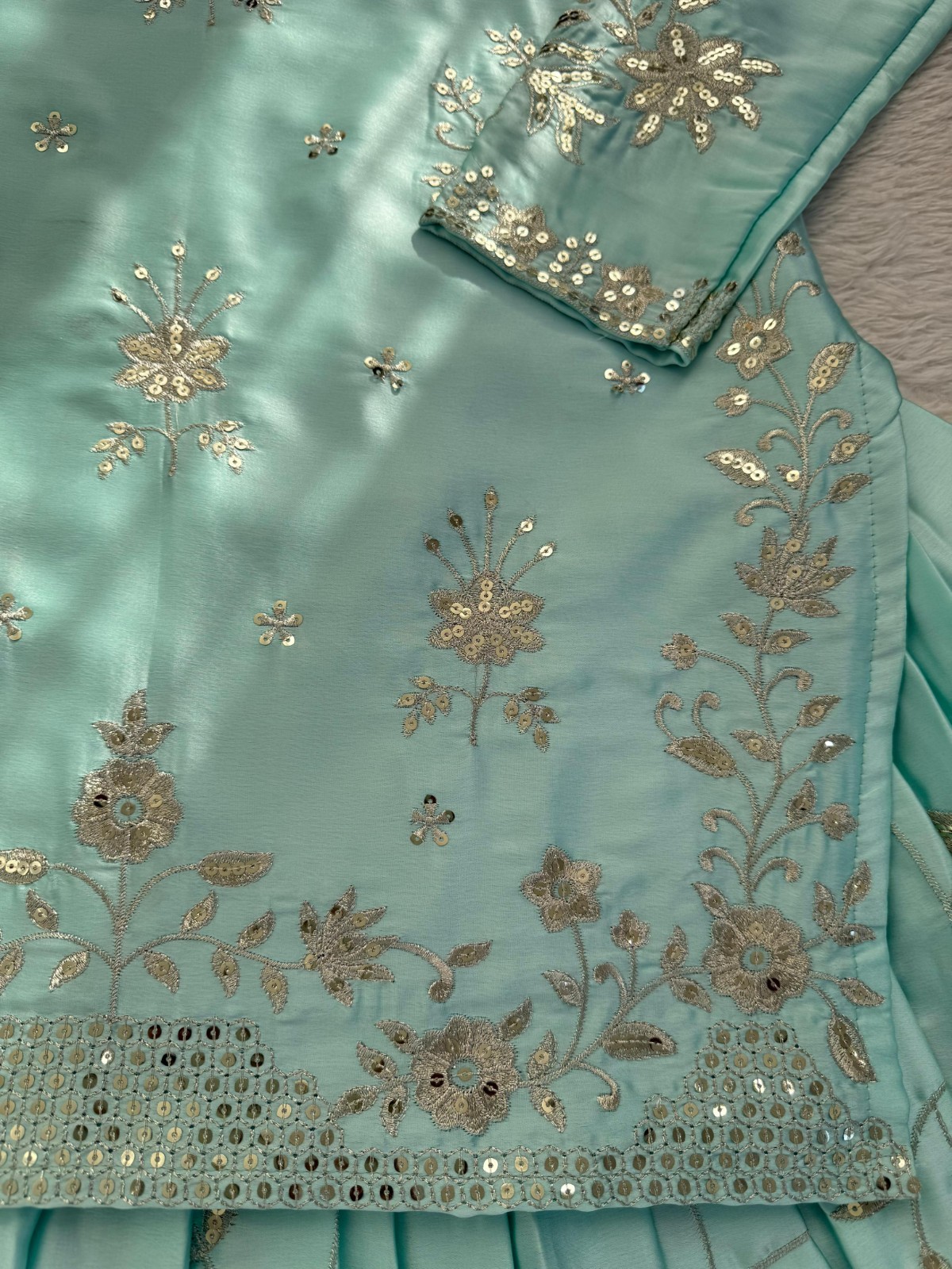 3 Piece Pakistani Designer farshi salwar suit