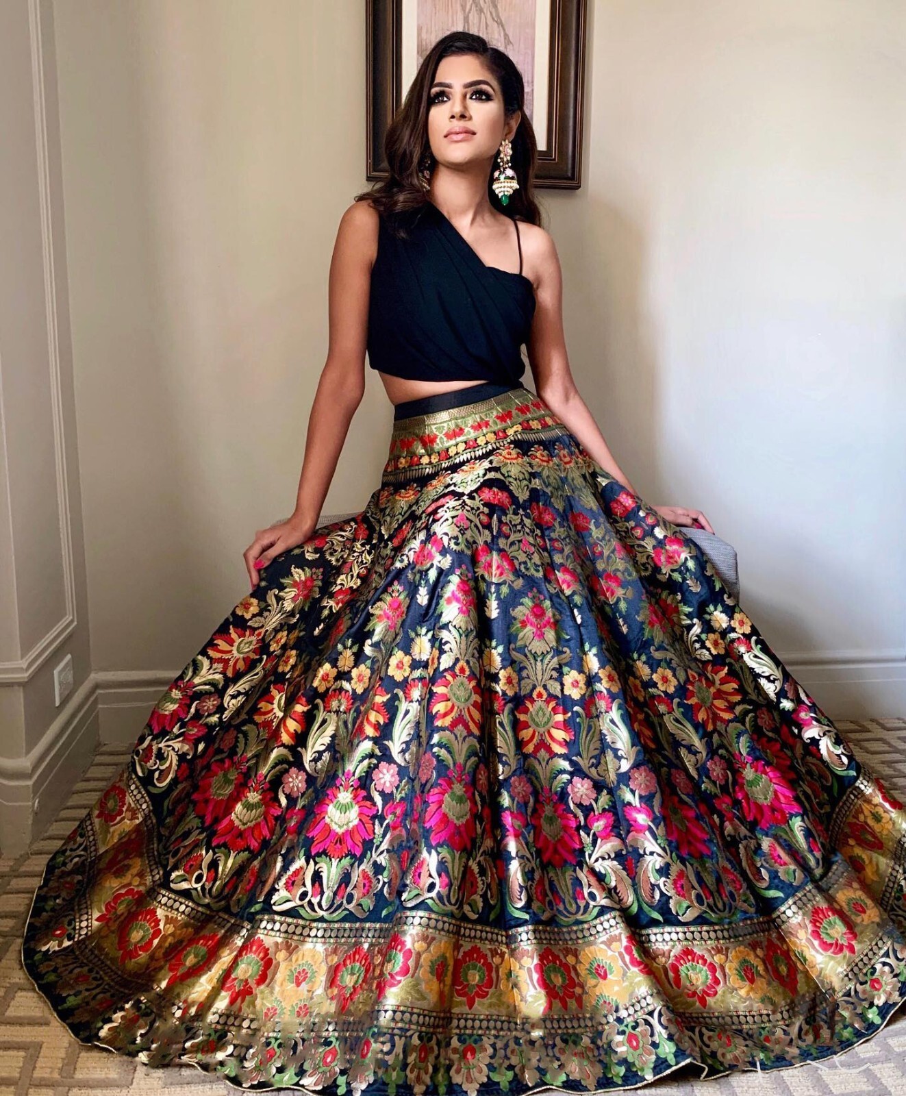 Bollywood Designer Lehenga Choli Indian Ethnic Bridal Wedding Party Lengha