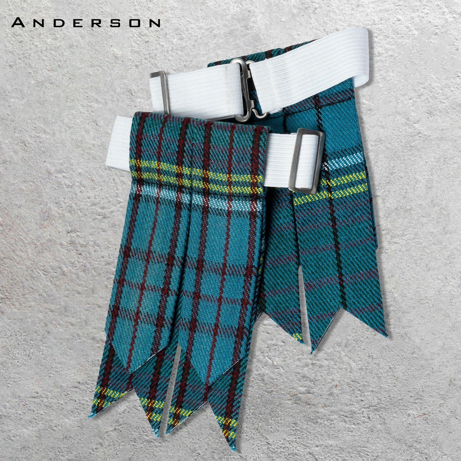 Kilt Flashes Scottish highland Multi Colors Tartan comes Heavy Buckle & Garter