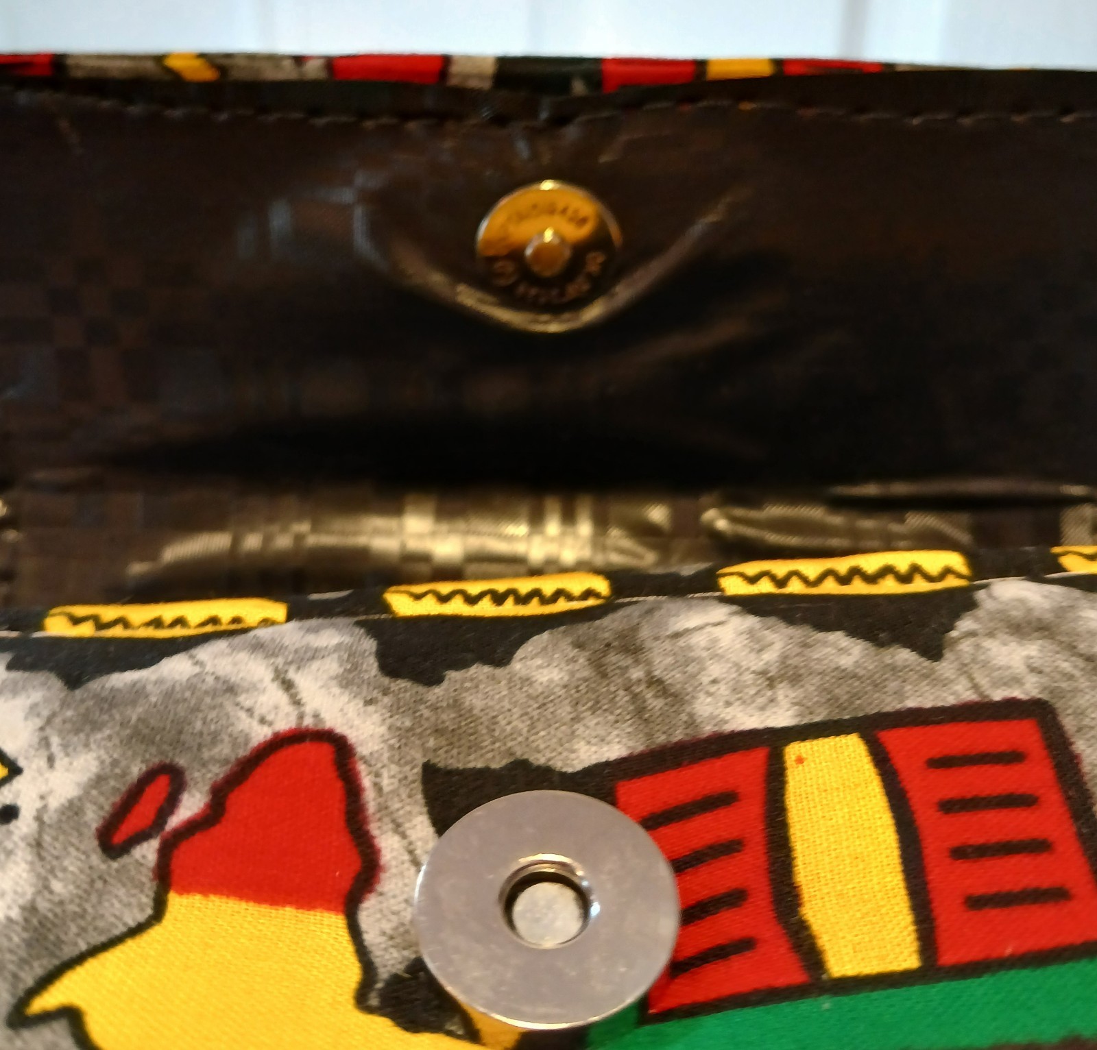 Ghana African Printed Set of 15” Backpack & Shoulder Purse