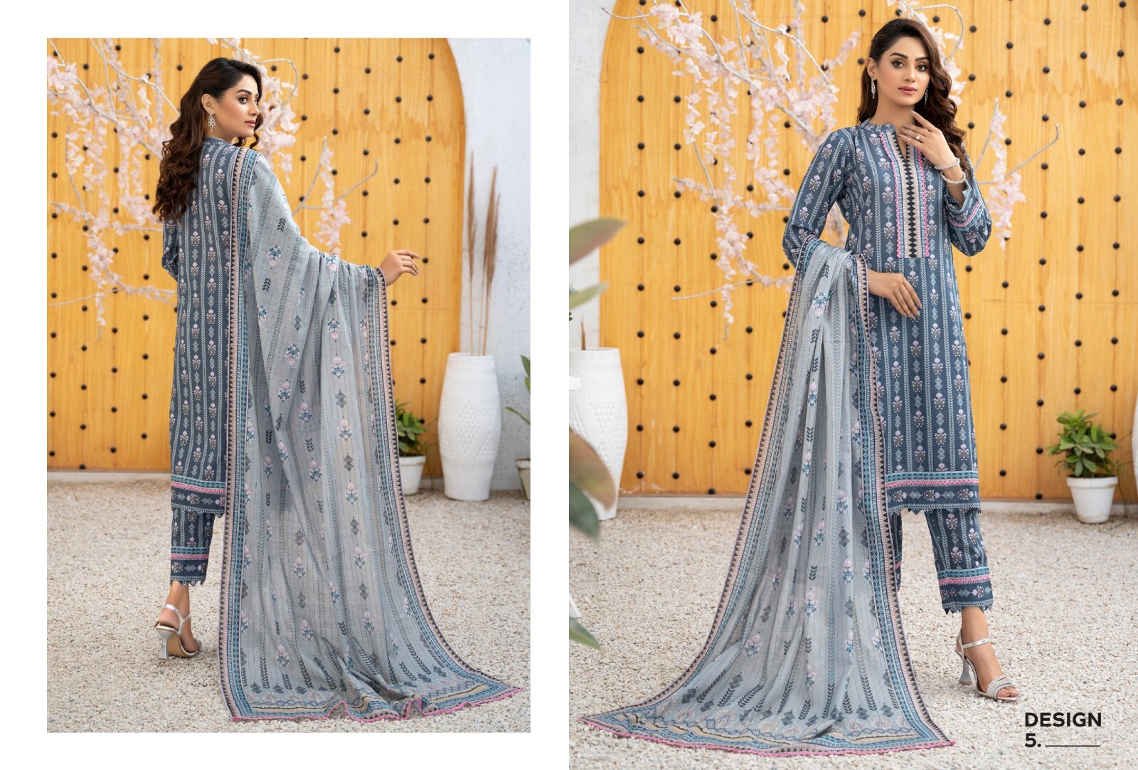 MTF THE WINTRY CITY DIGITAL IDENTIC PRINTED KHADDAR 3 PIECE READY TO WEAR