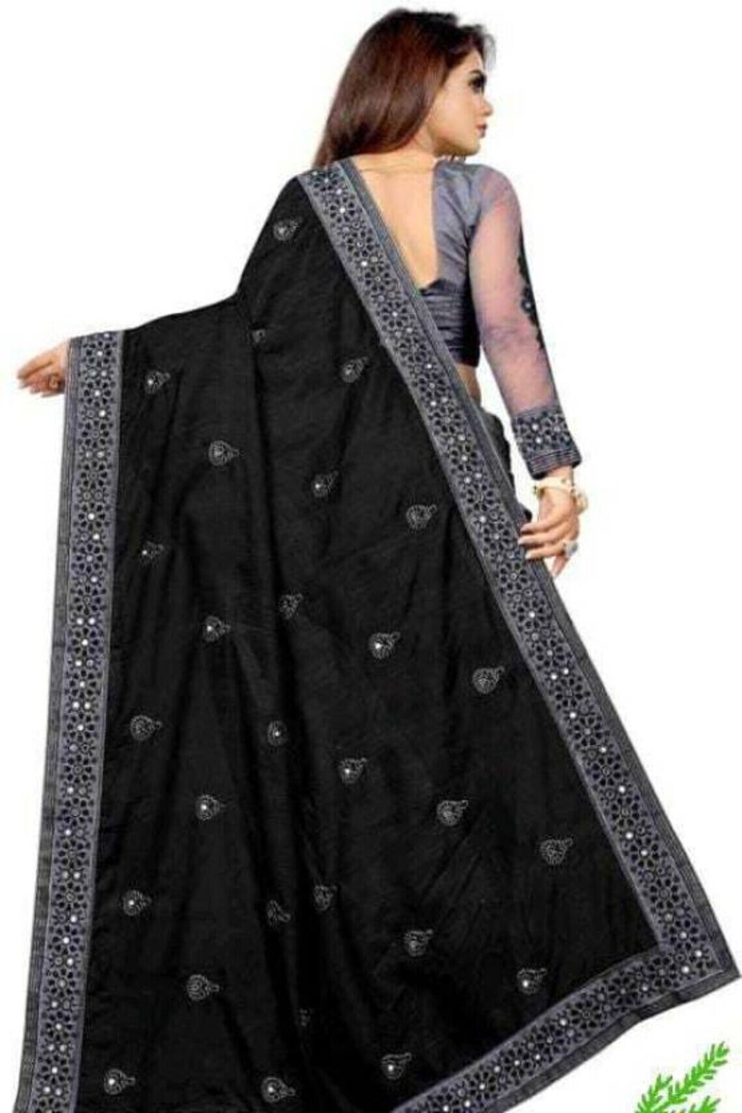 Embroidered Daily Wear Art Silk Saree