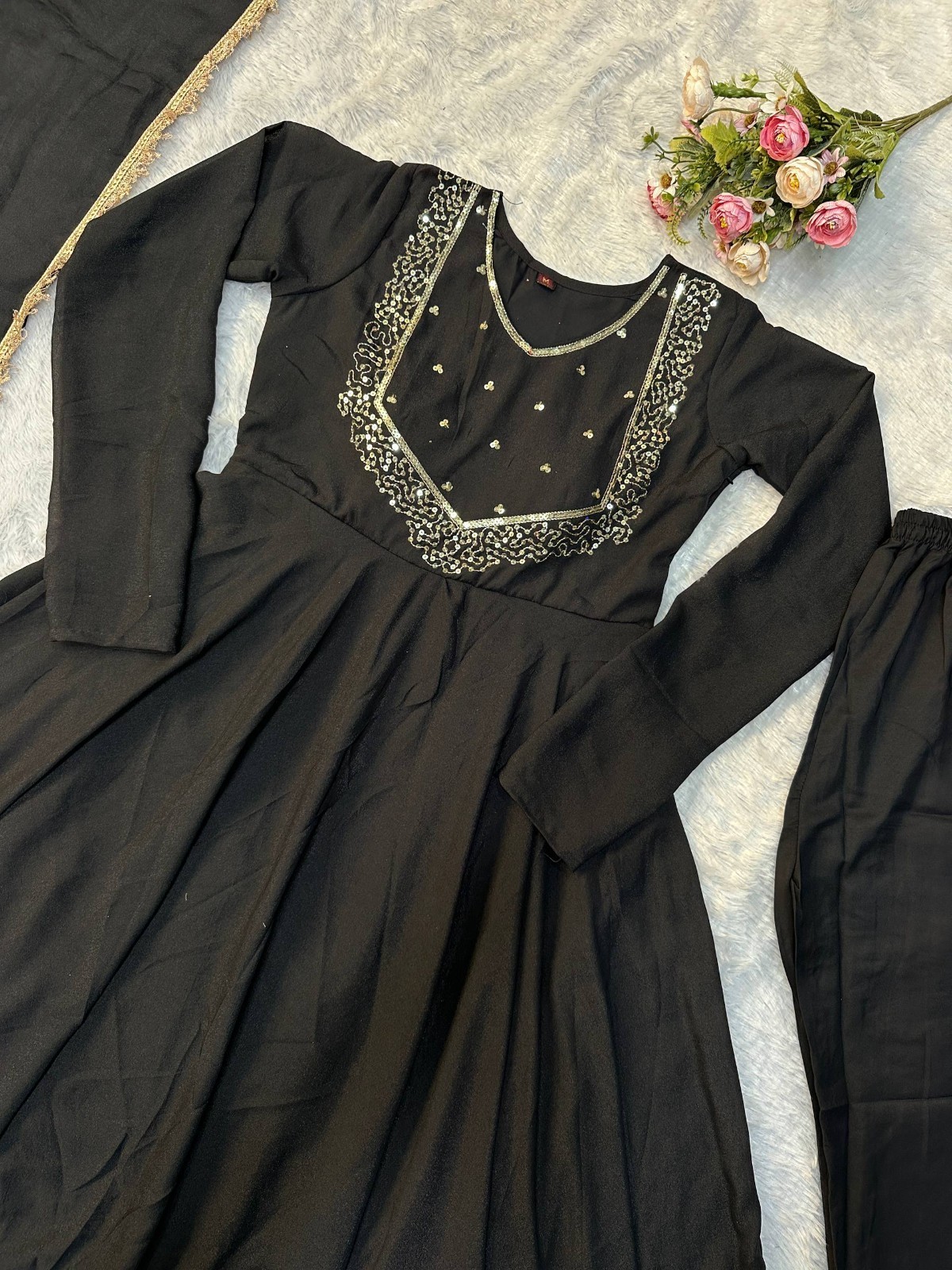 Premium Pakistani Salwar Kameez Set Embellished Elegant Latest Fashion Suit