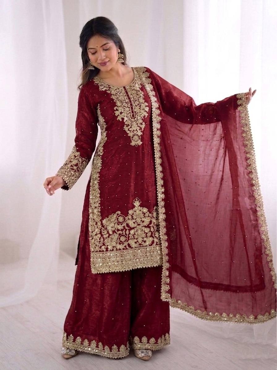 Salwar Kameez Pakistani Indian Wedding Party Wear Dress Bollywood Suit Sharara