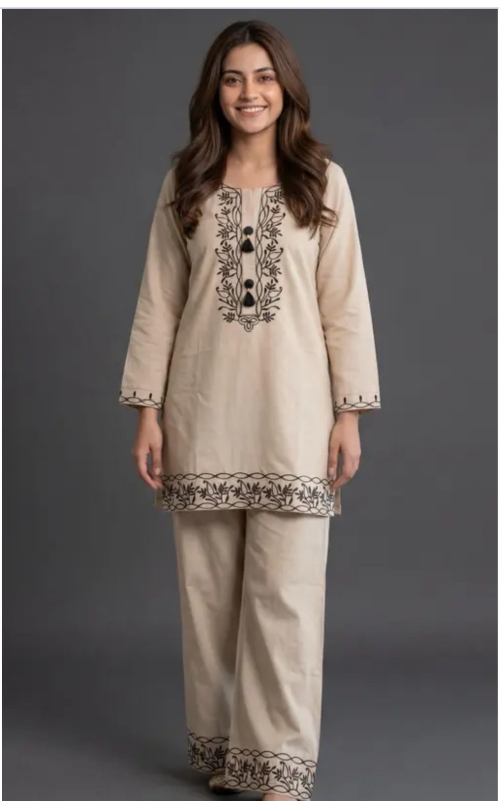 Women Co-ords short Kurti With Pant New Tranding Look .size XS To 4 XL..