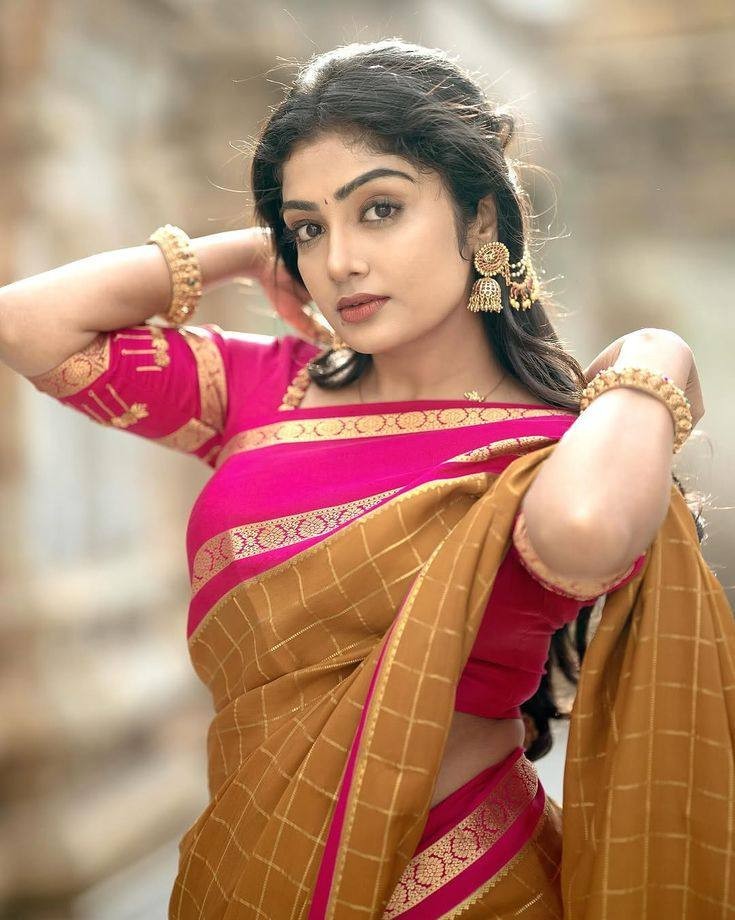 Designer Sari Bollywood Bridal Silk Saree Blouse South Indian Party Wear Saree