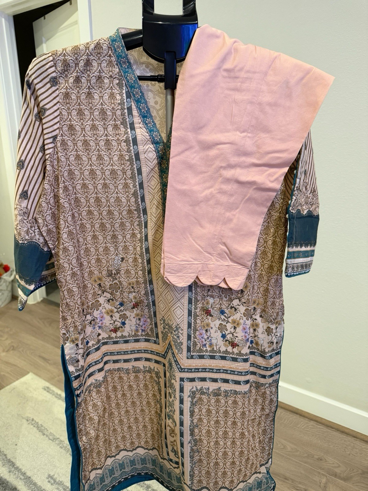 3 Piece Pakistani Indian Lawn Salwar Kameez Eid Casual Wear