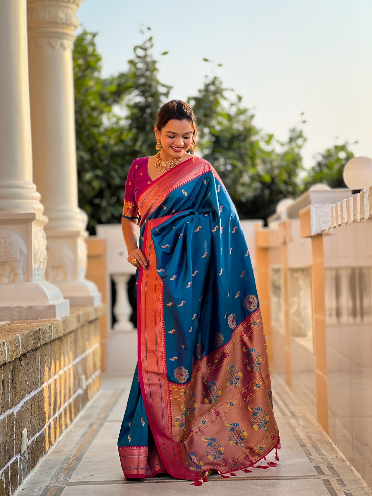 Indian Designer Saree Party Wear Sari Bollywood Ethnic Pakistani Wedding Blouse