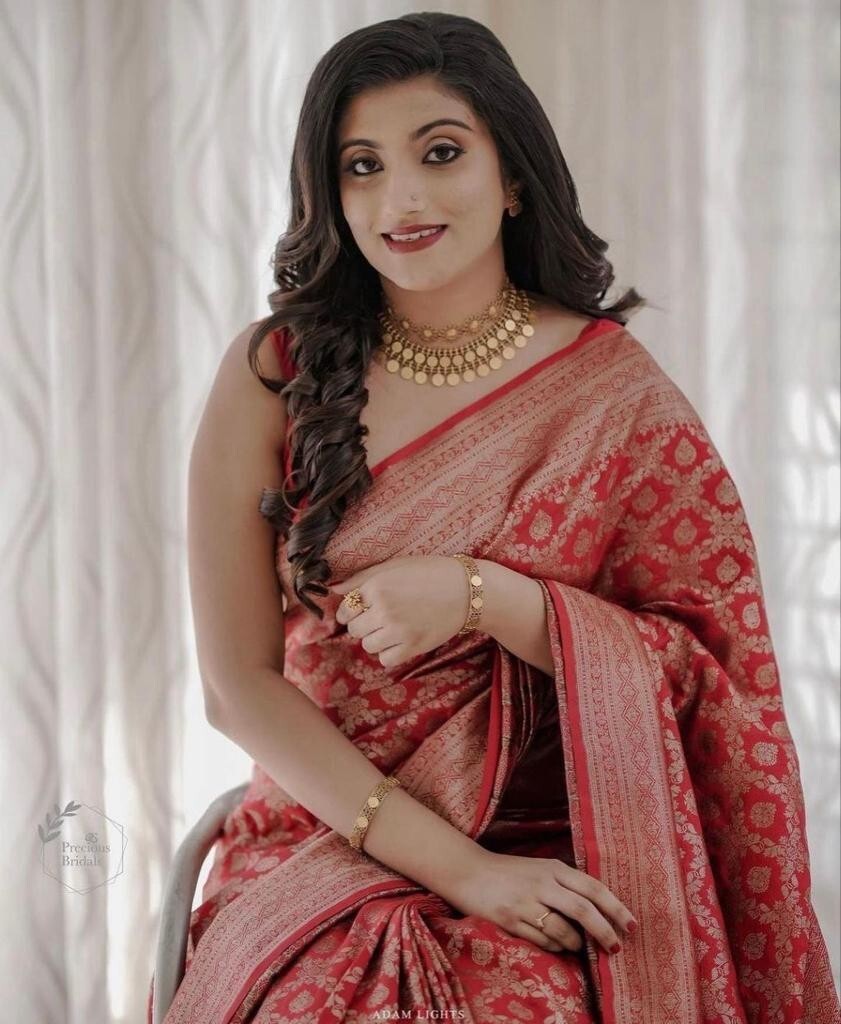 Women’s BANARASI Silk Saree ZARI WEAVING WITH HEAVY BLOUSE INDIAN WEDDING Sari