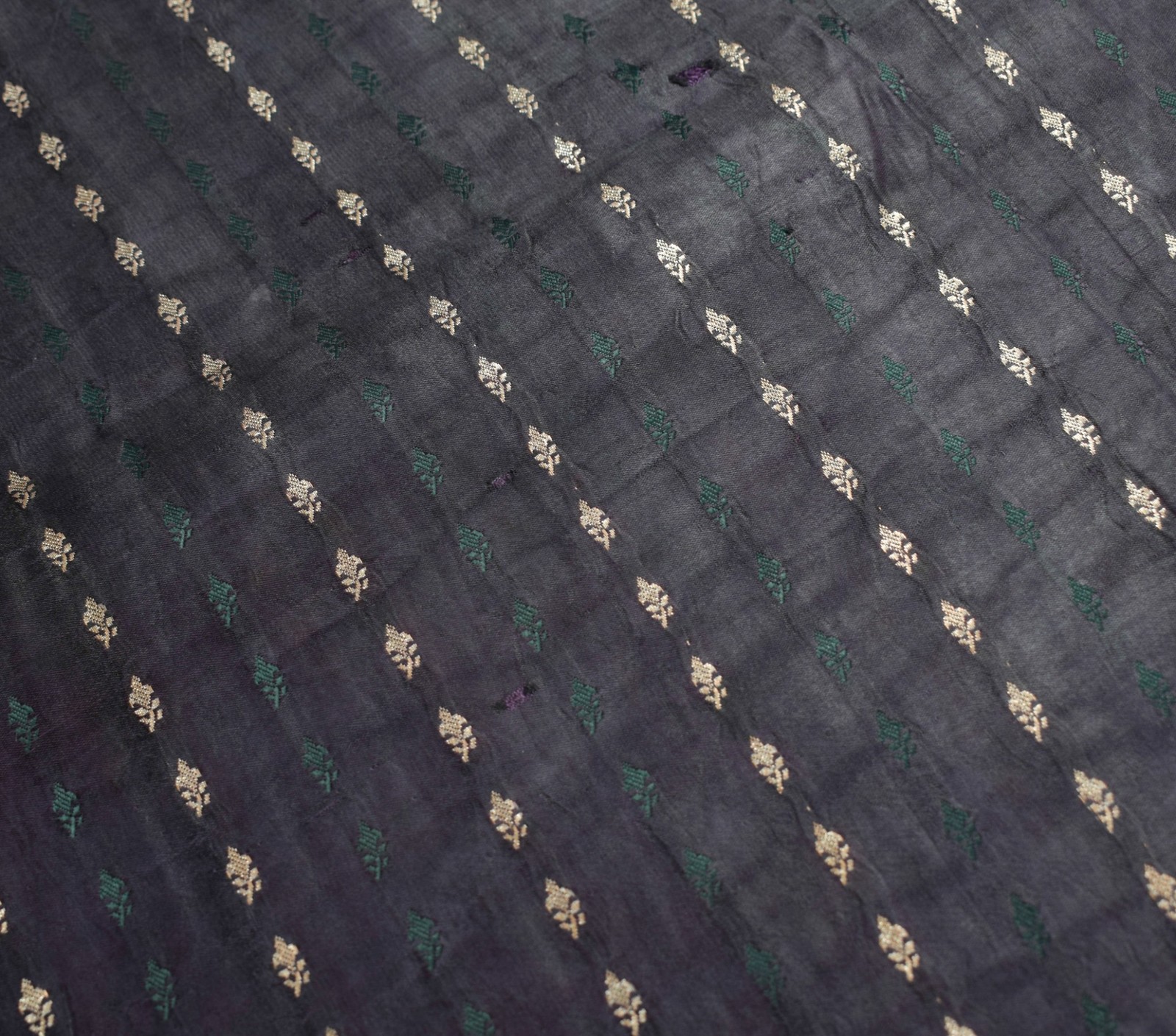 Sushila Vintage Heavy Saree Pure Satin Silk Banarasi Brocade Woven Sari Fabric