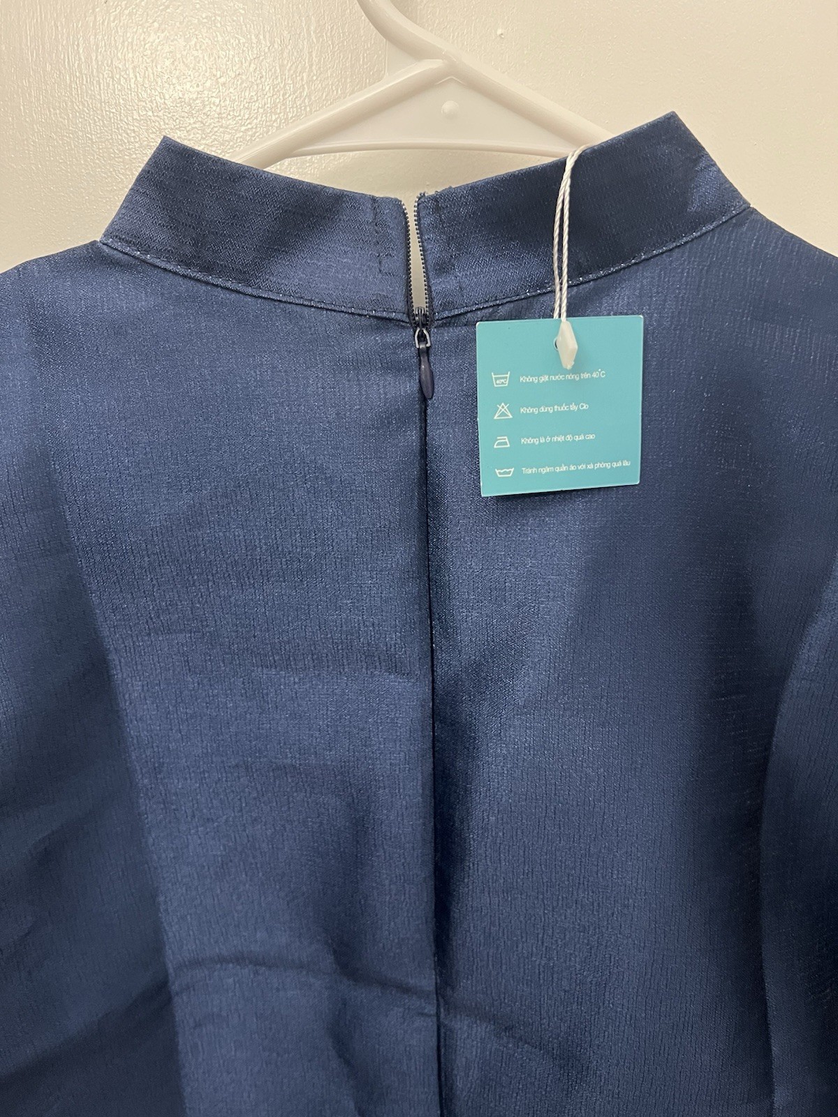 Vietnamese Blue Ao Dai Boys Size 14