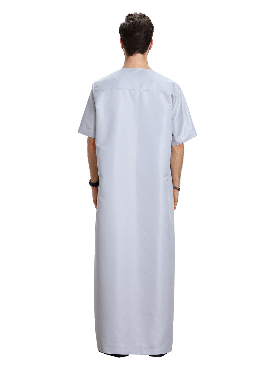 Muslim Abaya Thobe Dishdasha Men Thawb Jubba Thoub Daffah Kaftan Robe Arab Dress