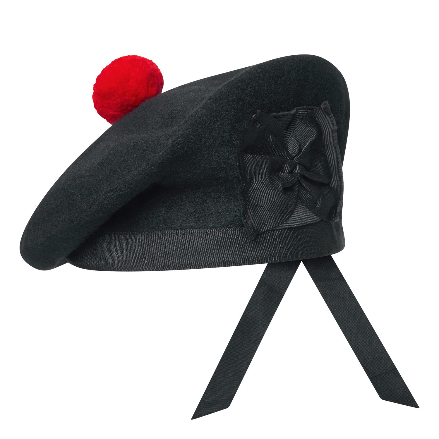 Scottish Balmoral Hat Wool Piper Cap Army Bagpipe Parade Kilt Attire