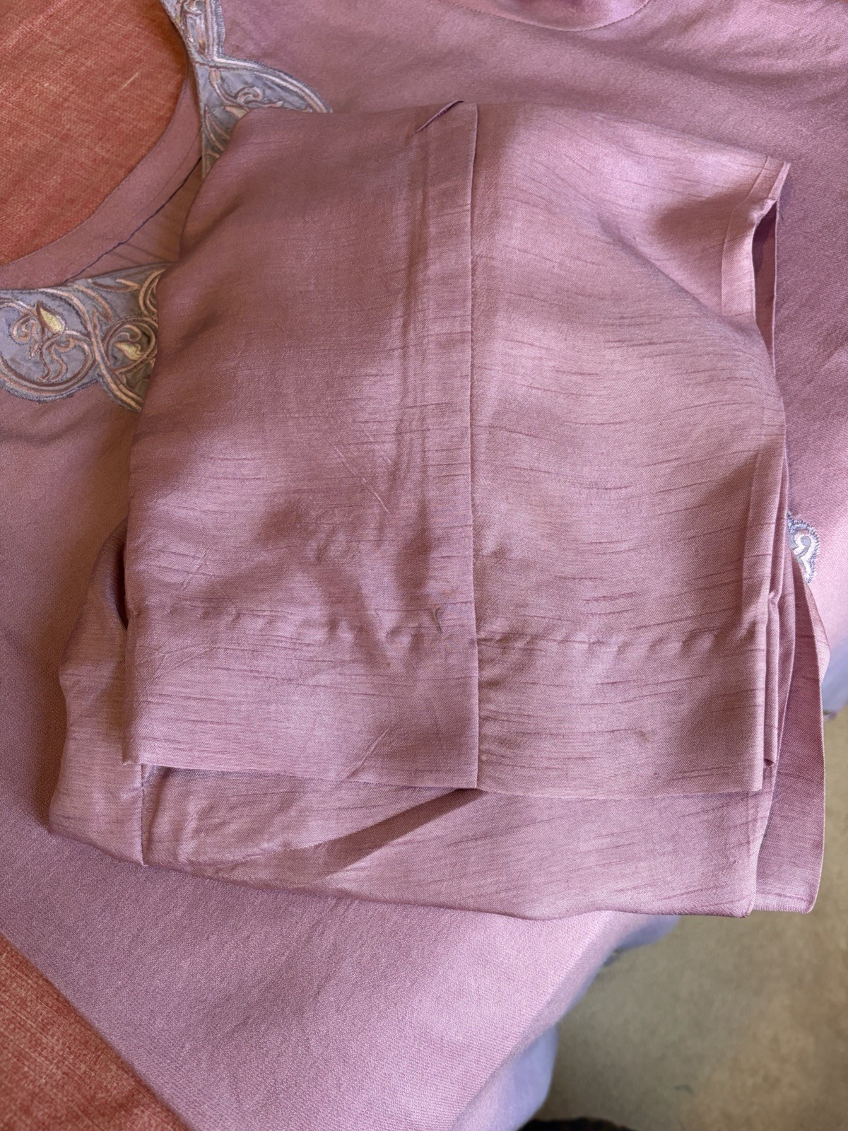 Branded Purple / Lilac ombré dyed embroidered pakistani formal dress not MariaB