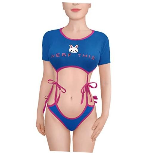 Women Cotton Camisole and Panties Sports Lace Up Loungewear 3X-Large Blue