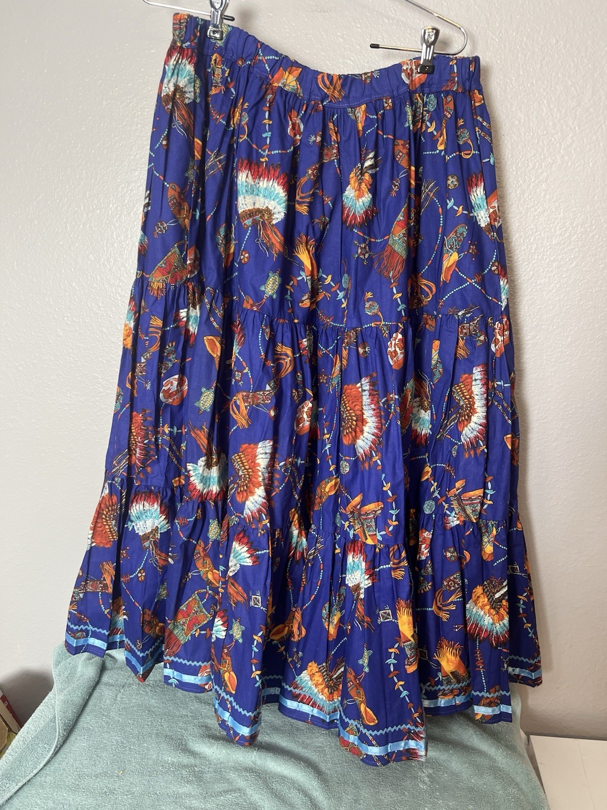 American Indian Skirt ONE SIZE Handmade fashion By Virginia HERITAGE Navajo