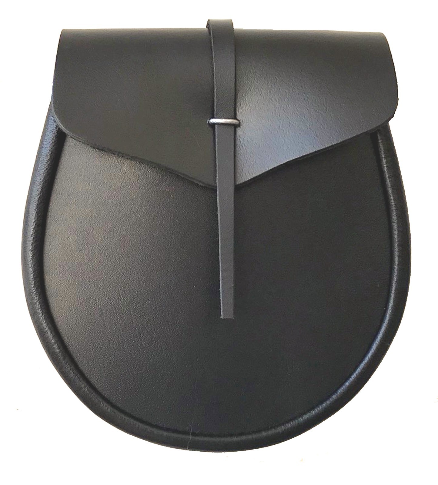 Real bridle leather- metal loop with leather thong closure. leather chain belts