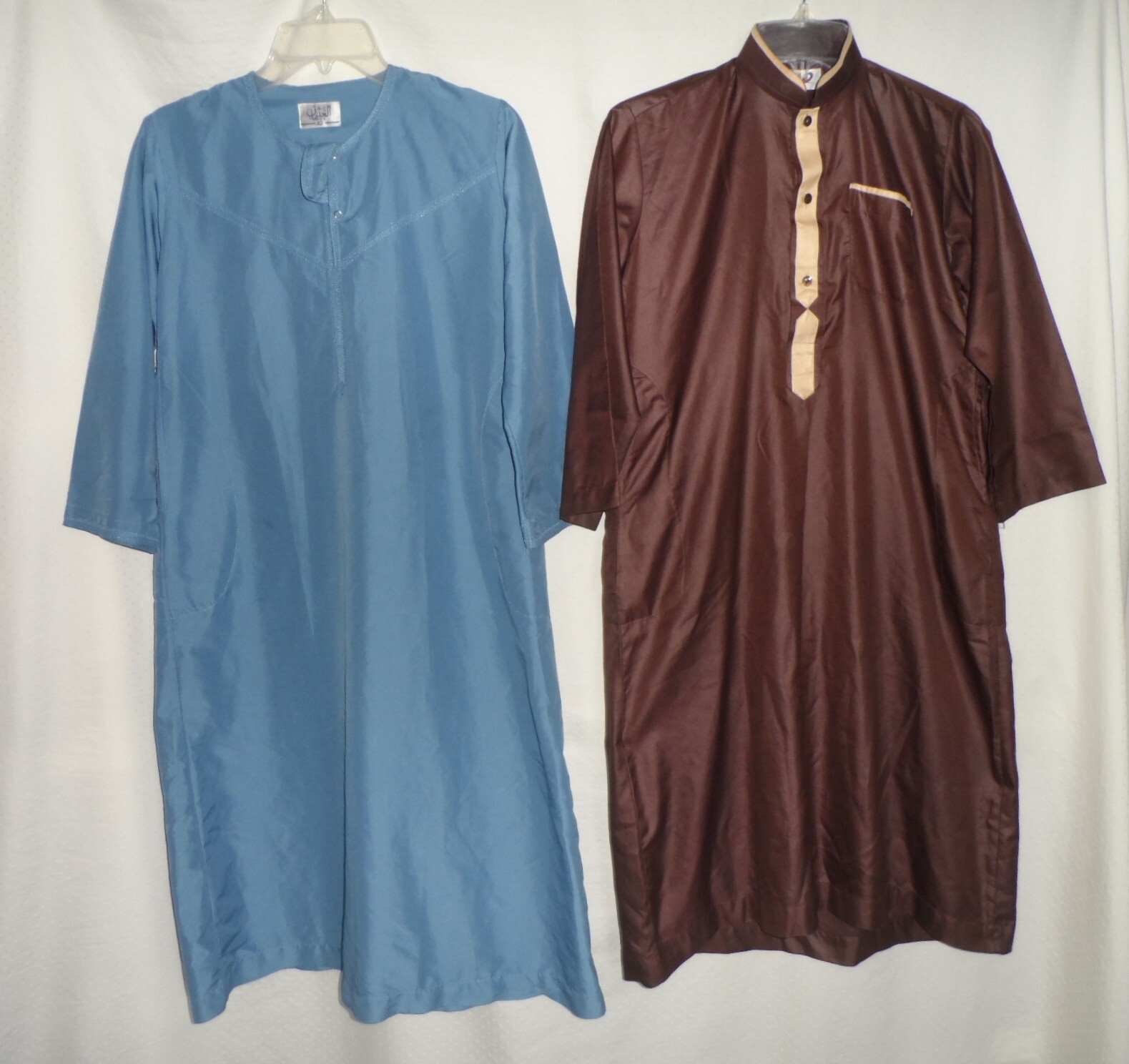 Lot Sz 28 30 40 42 White Beige Blue Black Cotton Poly Boy Thobes Dress 6 7 8 Yo