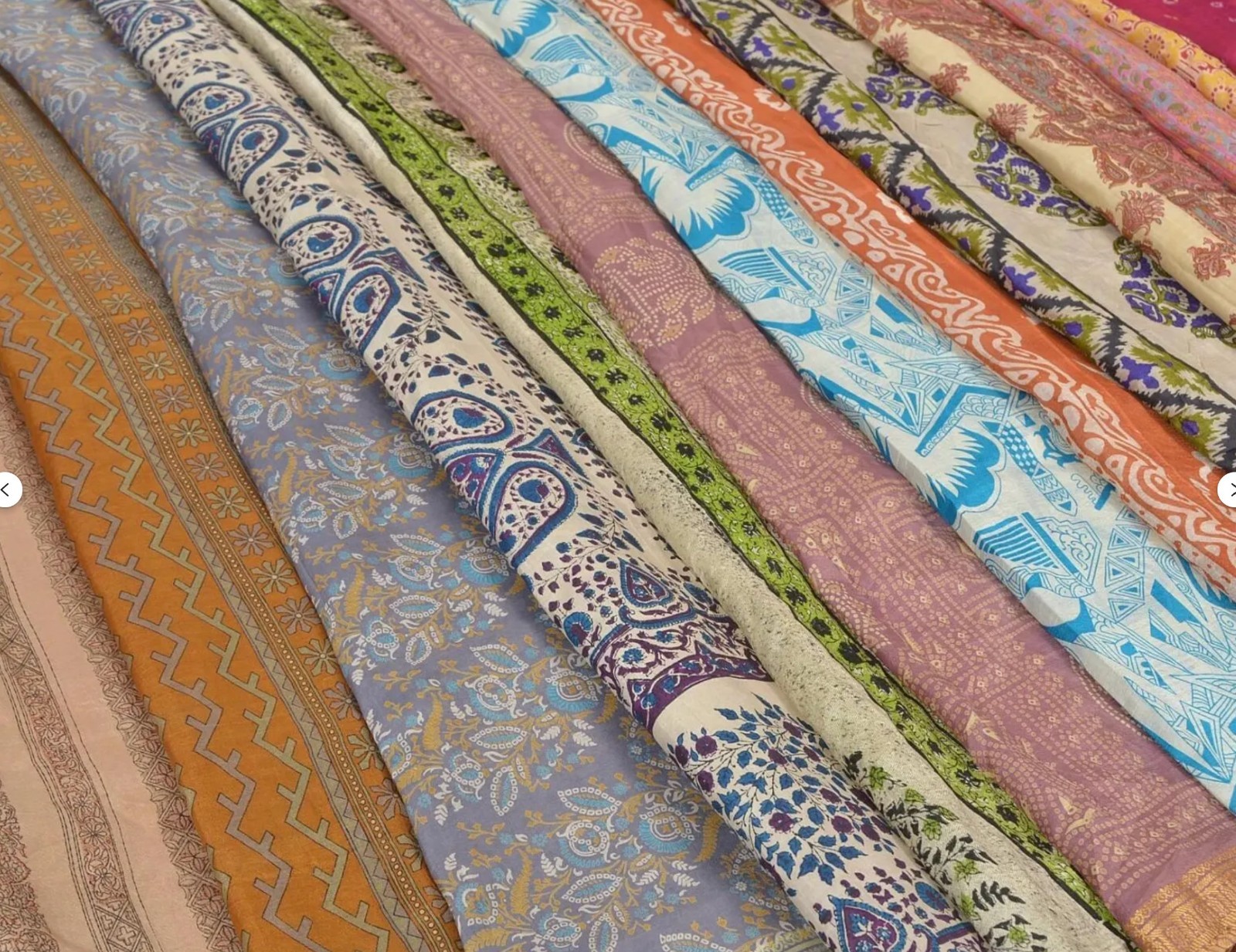 Lot Of 50 Indian Vintage 100% Silk Saree Blend Fabric Printed Sari Craft Used