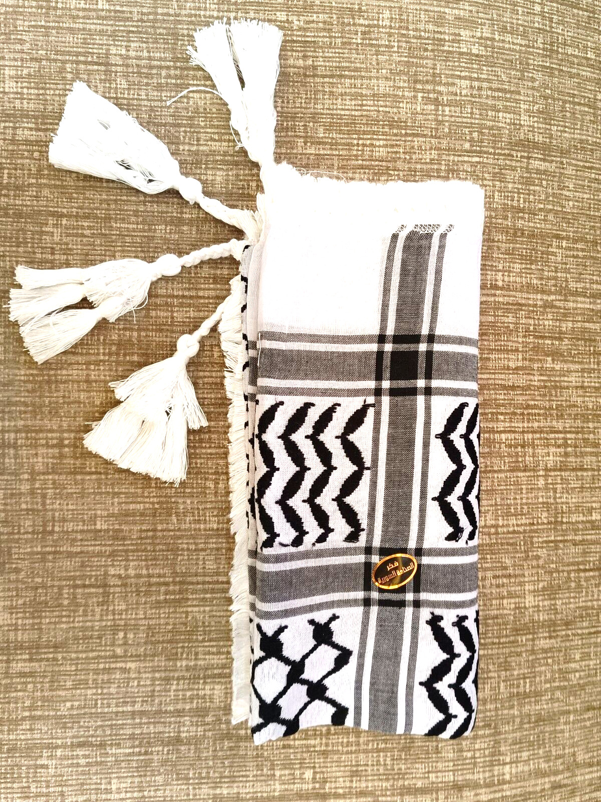 ARAB Unisex Kofiyeh Shemagh Arab Hattah Head & Shoulder Scarf Hattah Unisex