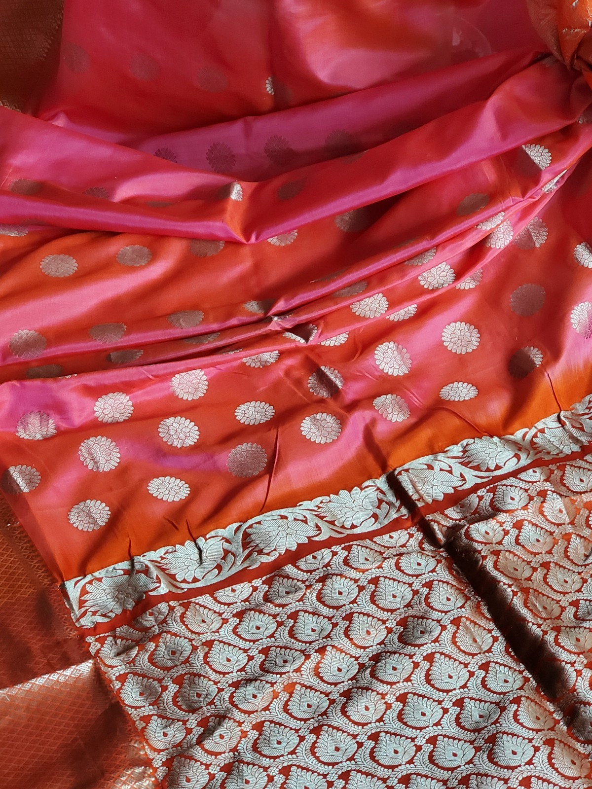 Women Pure Silk Benarasi Saree Designer Wedding Festive Handloom